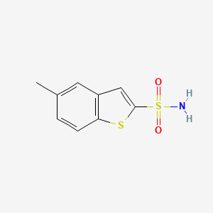 molecular formula C9H9NO2S2 B8570071 5-Methyl-benzo[b]thiophene-2-sulfonamide 