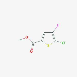 molecular formula C6H4ClIO2S B8570106 Methyl 5-chloro-4-iodo-2-thiophenecarboxylate 