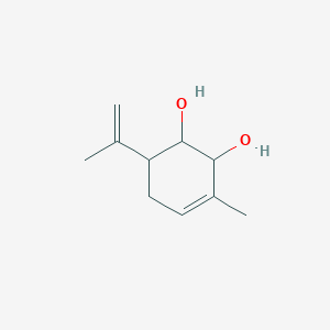 molecular formula C10H16O2 B8570108 3-Methyl-6-(prop-1-en-2-yl)cyclohex-3-ene-1,2-diol CAS No. 87791-01-3