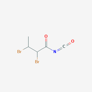 molecular formula C5H5Br2NO2 B8570143 2,3-Dibromobutanoyl isocyanate CAS No. 58414-21-4