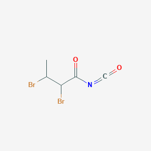 2,3-Dibromobutanoyl isocyanate