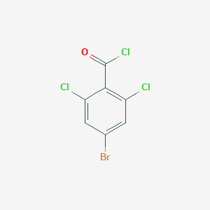 molecular formula C7H2BrCl3O B8570171 4-Bromo-2,6-dichlorobenzoyl chloride CAS No. 232275-52-4