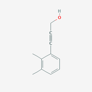 molecular formula C11H12O B8570176 3-(2,3-Dimethylphenyl)-2-propyne-1-ol 