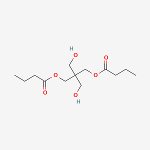 molecular formula C13H24O6 B8570234 2,2-Bis(hydroxymethyl)propane-1,3-diyl dibutyrate CAS No. 94108-25-5
