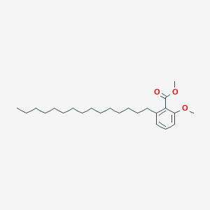 molecular formula C24H40O3 B8570257 Methyl 2-methoxy-6-pentadecylbenzoate CAS No. 65446-29-9