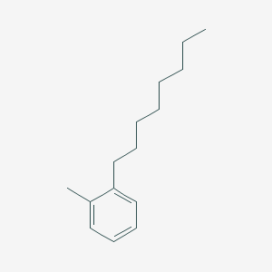 molecular formula C15H24 B8570265 Benzene, 1-methyl-2-octyl CAS No. 79835-99-7