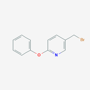 molecular formula C12H10BrNO B8570297 5-(Bromomethyl)-2-phenoxypyridine 