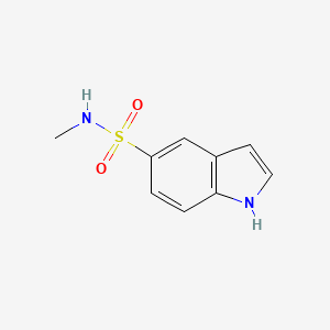 molecular formula C9H10N2O2S B8570352 N-methyl-1H-indole-5-sulfonamide 