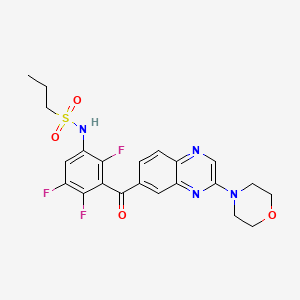 molecular formula C22H21F3N4O4S B8570418 B-Raf IN 10 