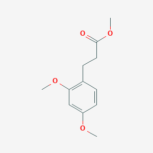 molecular formula C12H16O4 B8570434 Methyl 3-(2,4-dimethoxyphenyl)propanoate 