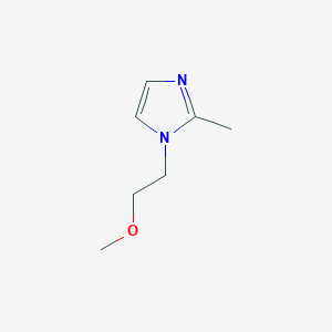 molecular formula C7H12N2O B8570466 1H-Imidazole, 1-(2-methoxyethyl)-2-methyl- 