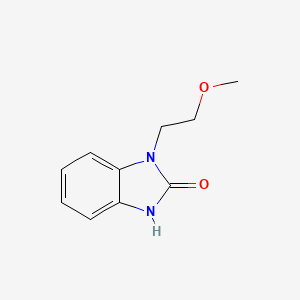 molecular formula C10H12N2O2 B8570526 1-(2-methoxyethyl)-1H-benzo[d]imidazol-2(3H)-one 
