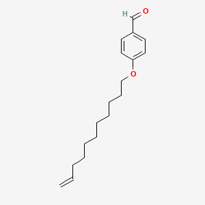 molecular formula C18H26O2 B8570638 4-(10-Undecenyloxy)benzaldehyde CAS No. 110458-66-7