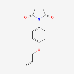 molecular formula C13H11NO3 B8570666 1-{4-[(Prop-2-en-1-yl)oxy]phenyl}-1H-pyrrole-2,5-dione CAS No. 107249-76-3