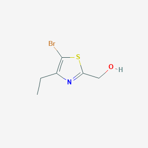 molecular formula C6H8BrNOS B8570732 (5-Bromo-4-ethylthiazol-2-yl)methanol 
