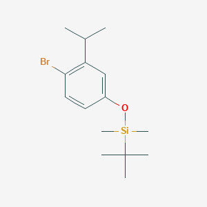 (4-Bromo-3-isopropyl-phenoxy)-tert-butyl-dimethyl-silane