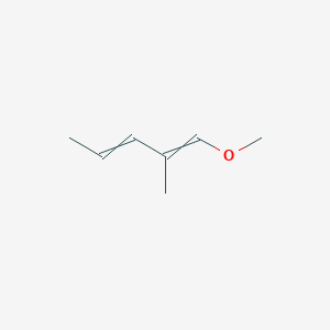 molecular formula C7H12O B8570770 1-Methoxy-2-methylpenta-1,3-diene CAS No. 143878-74-4