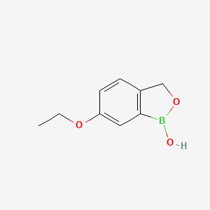 molecular formula C9H11BO3 B8570810 6-Ethoxy-1,3-dihydro-1-hydroxy-2,1-benzoxaborole 