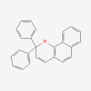 molecular formula C25H18O B8570839 2,2-Diphenyl-2h-naphtho[1,2-b]pyran CAS No. 856-94-0