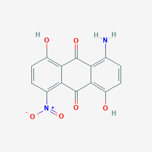 molecular formula C14H8N2O6 B8570884 1-Amino-4,8-dihydroxy-5-nitroanthraquinone CAS No. 2177-10-8