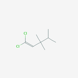 B8570885 1,1-Dichloro-3,3,4-trimethylpent-1-ene CAS No. 89517-71-5
