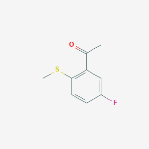 1-[5-Fluoro-2-(methylthio)phenyl]ethanone