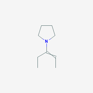 1-(1-Ethylpropenyl)pyrrolidine