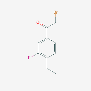 2-Bromo-1-(4-ethyl-3-fluoro-phenyl)-ethanone