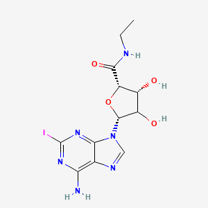 molecular formula C12H15IN6O4 B8570973 2-Iodo-NECA 