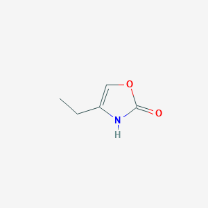 molecular formula C5H7NO2 B8570982 4-Ethyl-4-oxazolin-2-one 