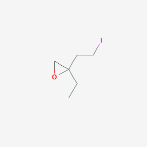 B8570989 2-Ethyl-2-(2-iodoethyl)oxirane CAS No. 88664-49-7