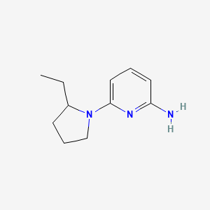 6-(2-Ethylpyrrolidin-1-yl)pyridin-2-amine