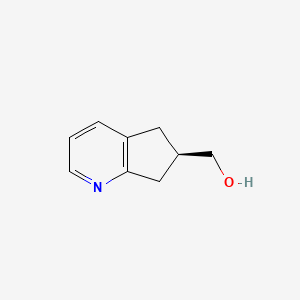 (6R)-6,7-Dihydro-5H-cyclopenta[b]pyridin-6-ylmethanol