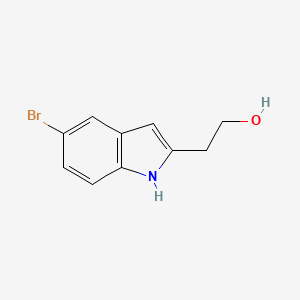 molecular formula C10H10BrNO B8571055 2-(5-Bromo-1h-indol-2-yl)ethan-1-ol 