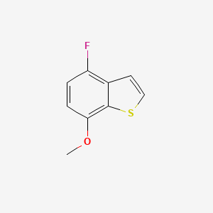 molecular formula C9H7FOS B8571060 4-Fluoro-7-methoxy-1-benzothiophene 