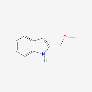 molecular formula C10H11NO B8571107 2-(methoxymethyl)-1H-indole 
