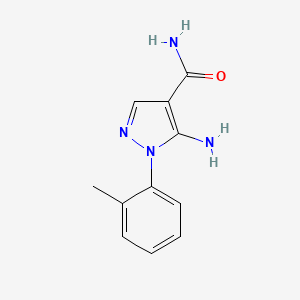 1H-Pyrazole-4-carboxamide, 5-amino-1-(2-methylphenyl)-