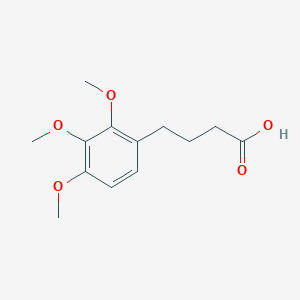 molecular formula C13H18O5 B8571159 4-(2,3,4-Trimethoxyphenyl)butanoic acid CAS No. 51686-52-3
