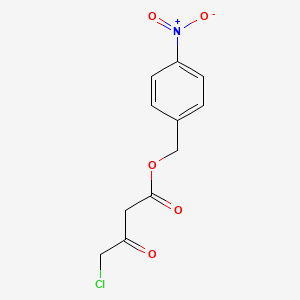 molecular formula C11H10ClNO5 B8571192 (4-Nitrophenyl)methyl 4-chloro-3-oxobutanoate CAS No. 90121-71-4