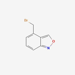 molecular formula C8H6BrNO B8571207 4-Bromomethyl-2,1-benzisoxazole 