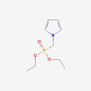 molecular formula C9H16NO3P B8571216 Diethyl [(1H-pyrrol-1-yl)methyl]phosphonate CAS No. 51297-15-5