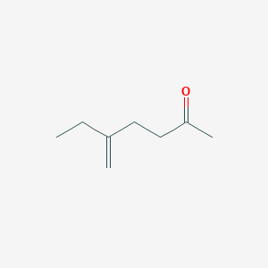 molecular formula C8H14O B8571241 5-Methylene-2-heptanone 