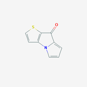 molecular formula C9H5NOS B8571278 8H-Thieno[2,3-b]pyrrolidine-8-one 