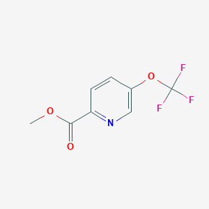 molecular formula C8H6F3NO3 B8571317 Methyl 5-(trifluoromethoxy)pyridine-2-carboxylate 