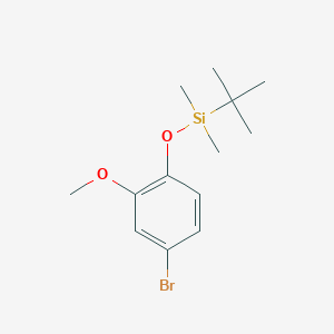 1-Bromo-4-(tert-butyldimethylsilyloxy)-3-methoxybenzene