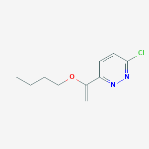 molecular formula C10H13ClN2O B8571398 3-(1-Butoxyvinyl)-6-chloropyridazine 