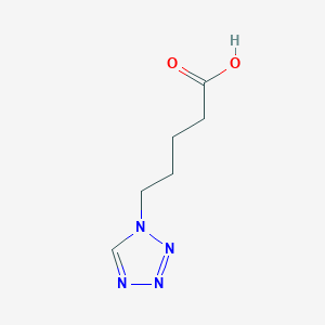 molecular formula C6H10N4O2 B8571415 5-(1H-Tetrazol-1-yl)pentanoic acid CAS No. 92615-01-5