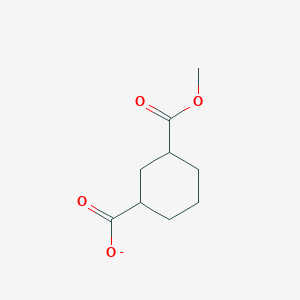 molecular formula C9H13O4- B8571551 Monomethyl 1,3-cyclohexanedicarboxylate 