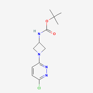 tert-butyl N-[1-(6-chloropyridazin-3-yl)azetidin-3-yl]carbamate