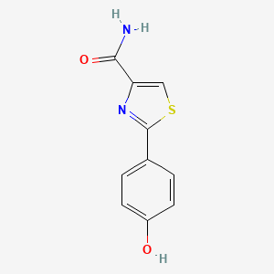 2-(4-oxocyclohexa-2,5-dien-1-ylidene)-3H-1,3-thiazole-4-carboxamide